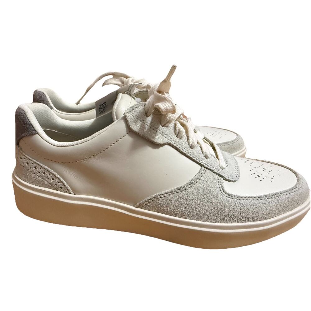 NWT COLE HAAN Men’s Ivory/Silver Birch Grand CC Transition Sneaker Size 7W
